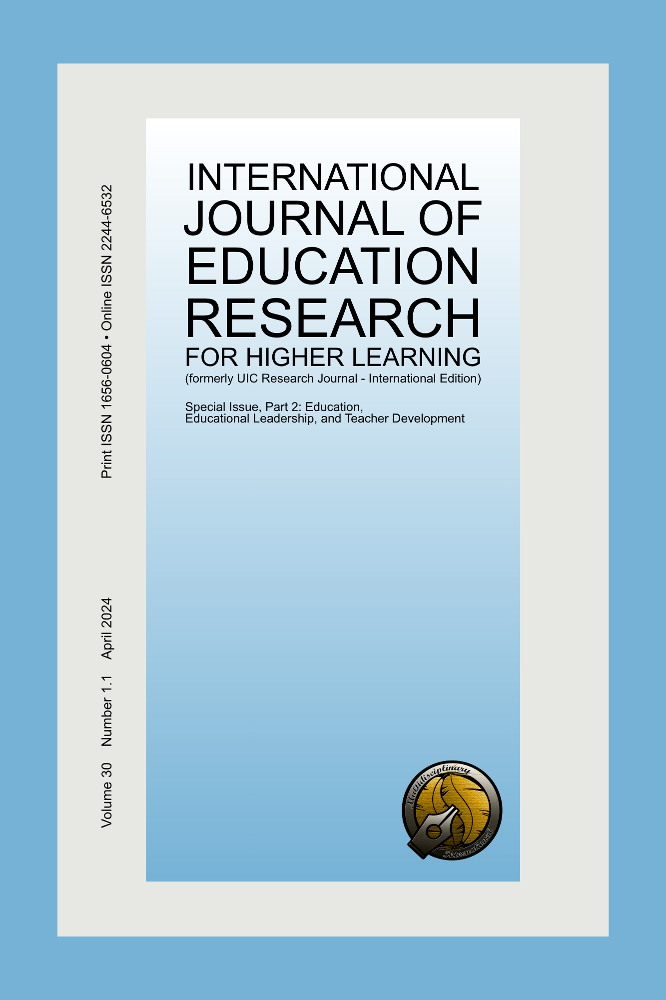 					View Vol. 33 No. 2 (2024): International Journal of Education Research for Higher Learning
				