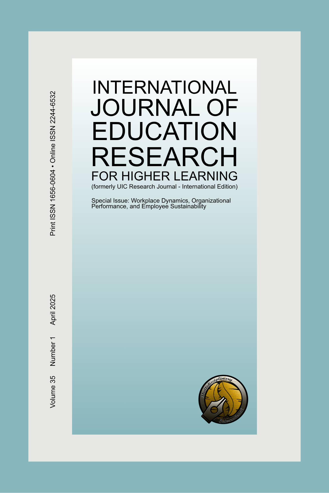 					View Vol. 35 No. 1 (2025): International Journal of Education Research for Higher Learning 
				